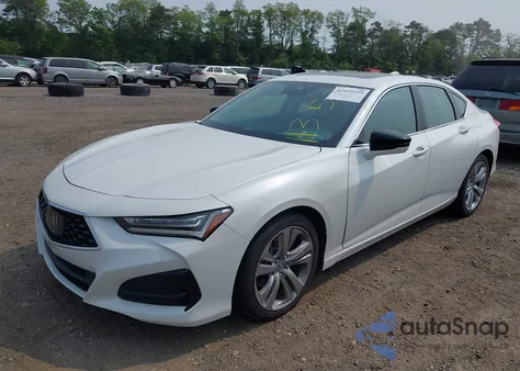 2021 Acura Tlx Technology Package z USA, uszkodzony, nr VIN 19UUB5F43MA001907